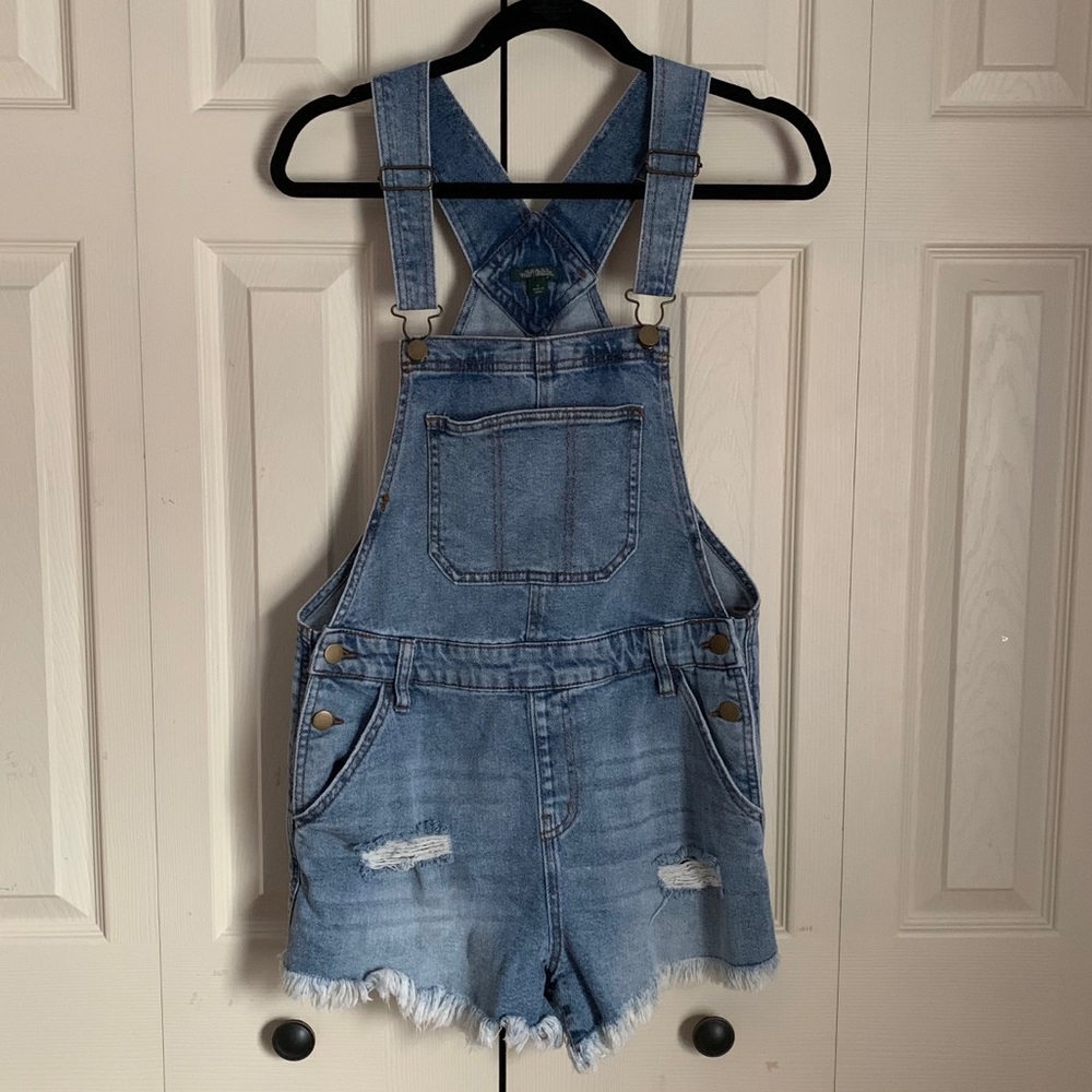 Denim overalls